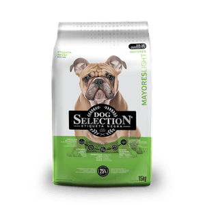 Dog Selection Etiqueta Negra Perro Senior Light x 15 Kg