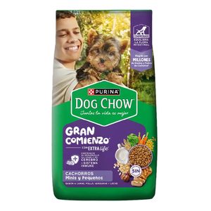 Dog Chow Gran Comienzo Cachorro Raza Mini Pequeña x 1.5 Kg