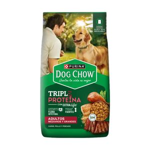 Dog Chow Adulto Mediano Grande Triple Proteína x 20 Kg