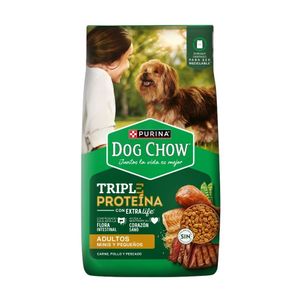 Dog Chow Adulto Mini y Pequeño Triple Proteína x 20+4 Kg