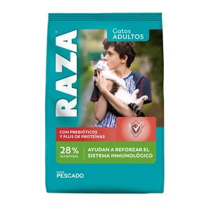 Raza Gatos Pescado Con Prebioticos X 10 Kg