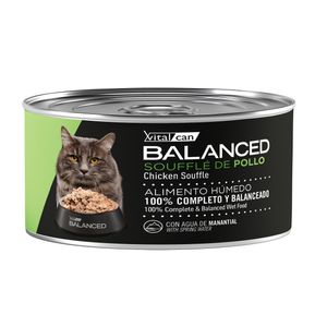 Vitalcan Balanced Soufflé De Pollo Gato Adulto Castrado x 85 gr