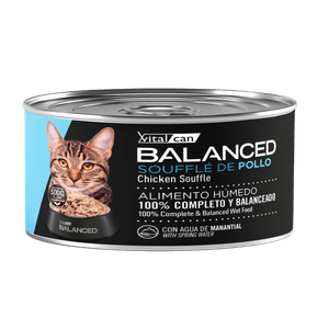 Vitalcan Balanced Soufflé De Pollo Gato Adulto x 85 gr