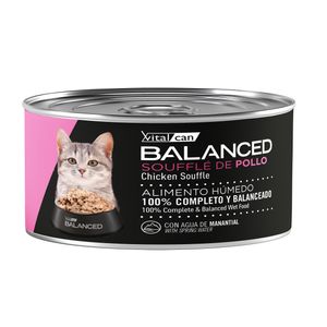 Vitalcan Balanced Soufflé De Pollo Gato Cachorro x 85 gr