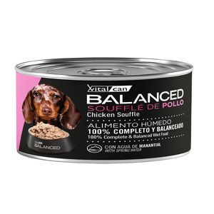 Vitalcan Balanced Soufflé De Pollo Perro Cachorro x 85 gr
