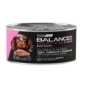 Vitalcan Balanced Soufflé De Carne Perro Cachorro x 85 gr