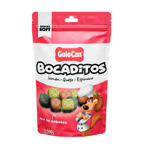 Bocaditos Golocan Jamon, Queso Y Espinaca X 500 G