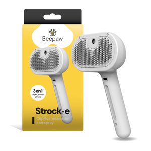 Cepillo Masajeador con Spray y Cardina Strock- e Beepaw