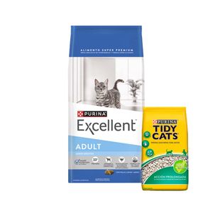Excellent Smart Gato Adulto Pollo, Carne y Arroz x 15 Kg