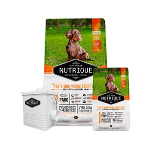 Nutrique Toy &  Mini Joven Adulto X 7.5 Kg