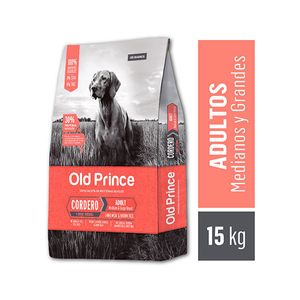 Old Prince Noveles Cordero y Arroz Adulto Mediano y Grande X 15 Kg